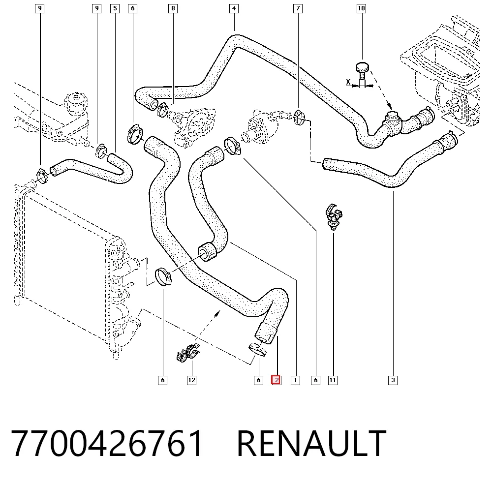 7700426761 Renault (RVI)