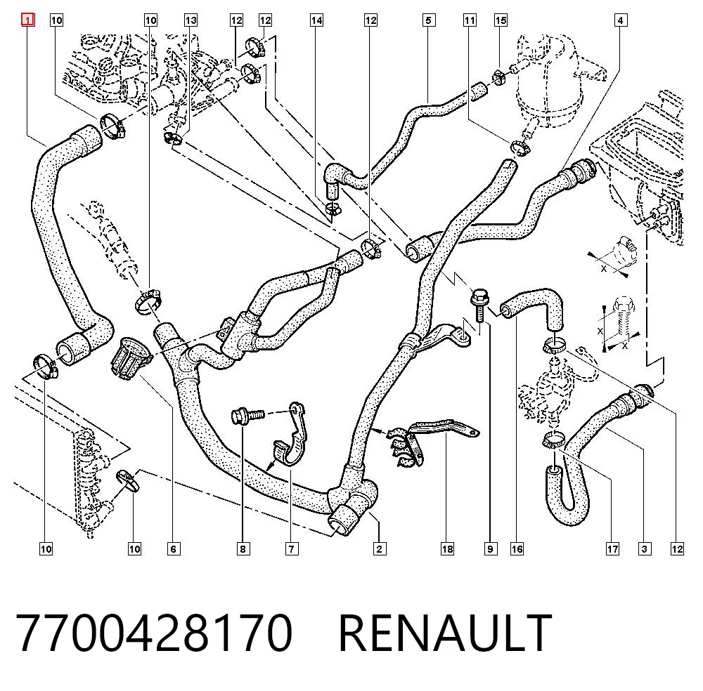 7700428170 Renault (RVI)