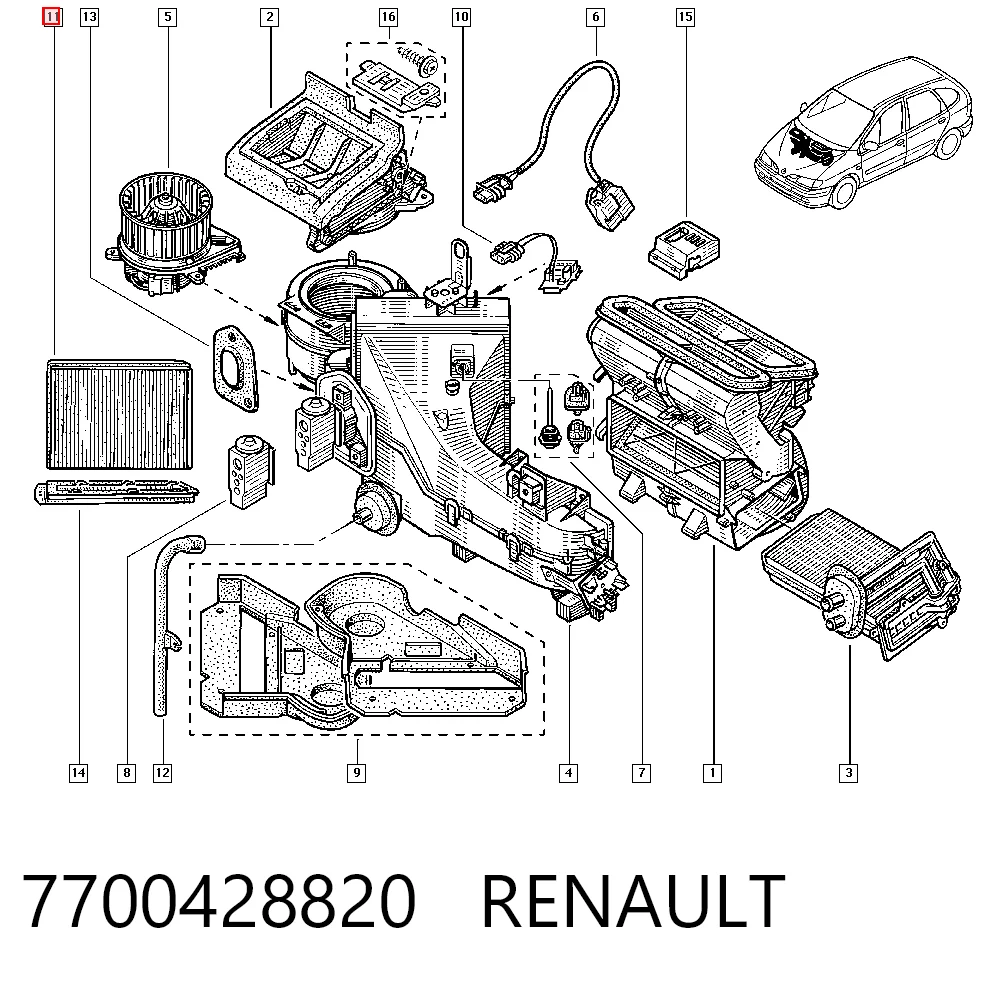 7700428820 Renault (RVI)