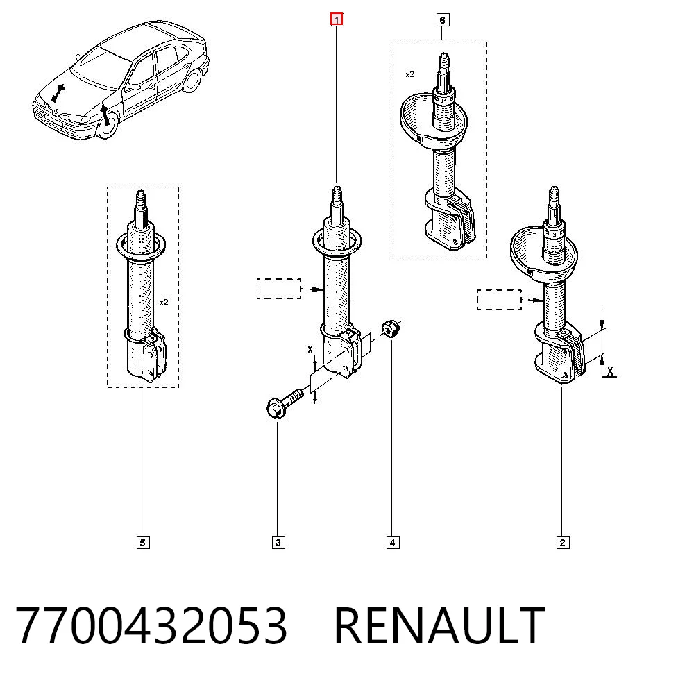 7700432053 Renault (RVI)