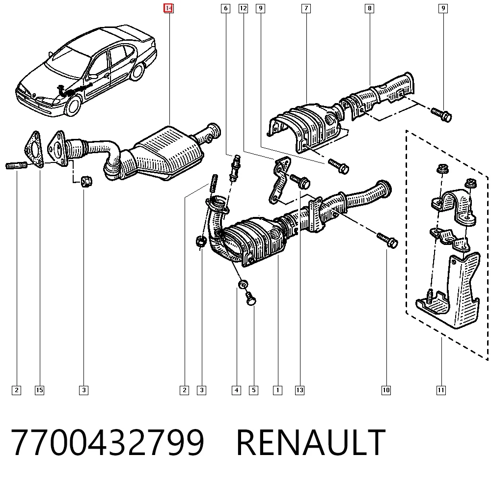 7700432799 Renault (RVI)