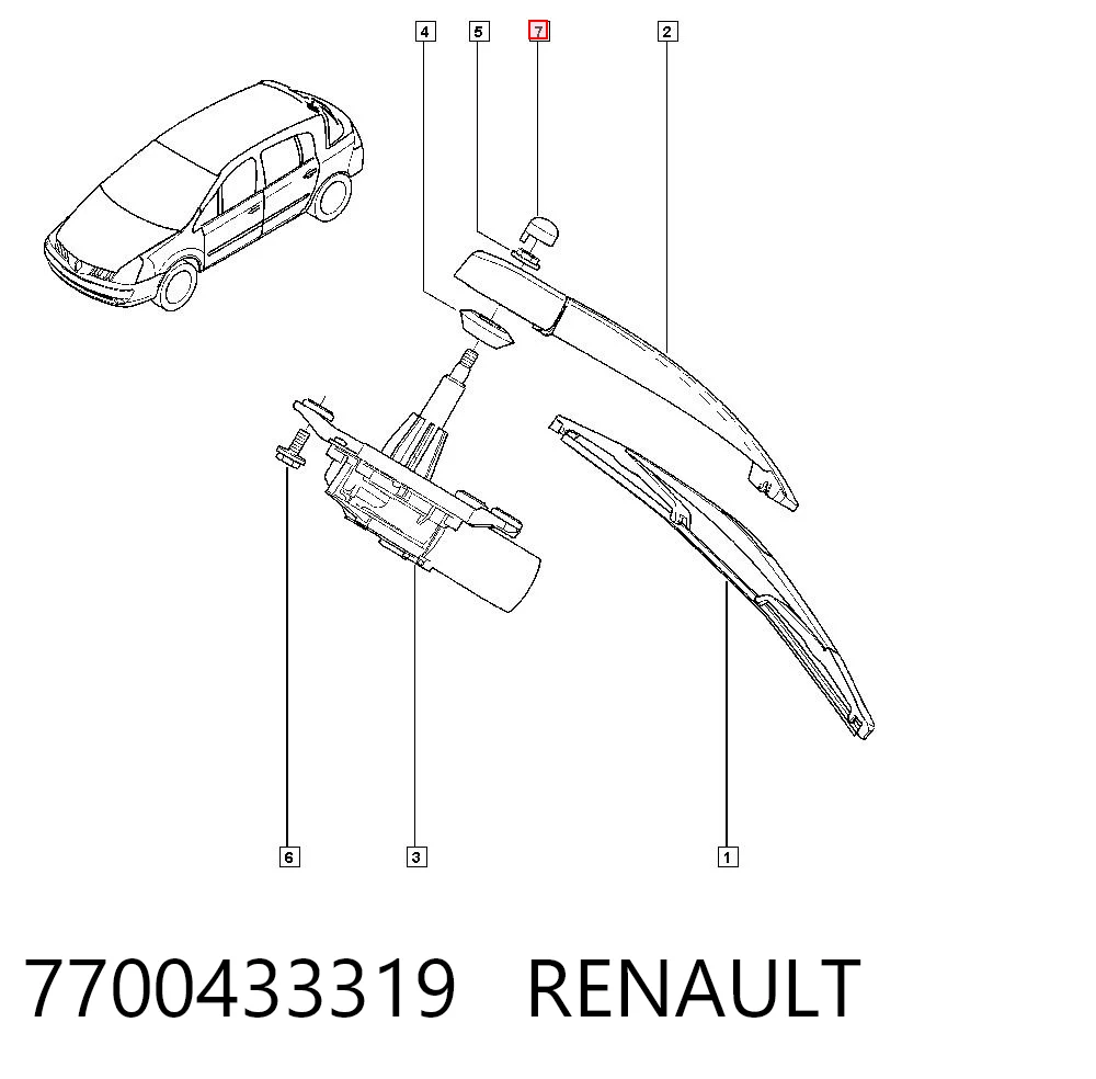 7700433319 Renault (RVI)