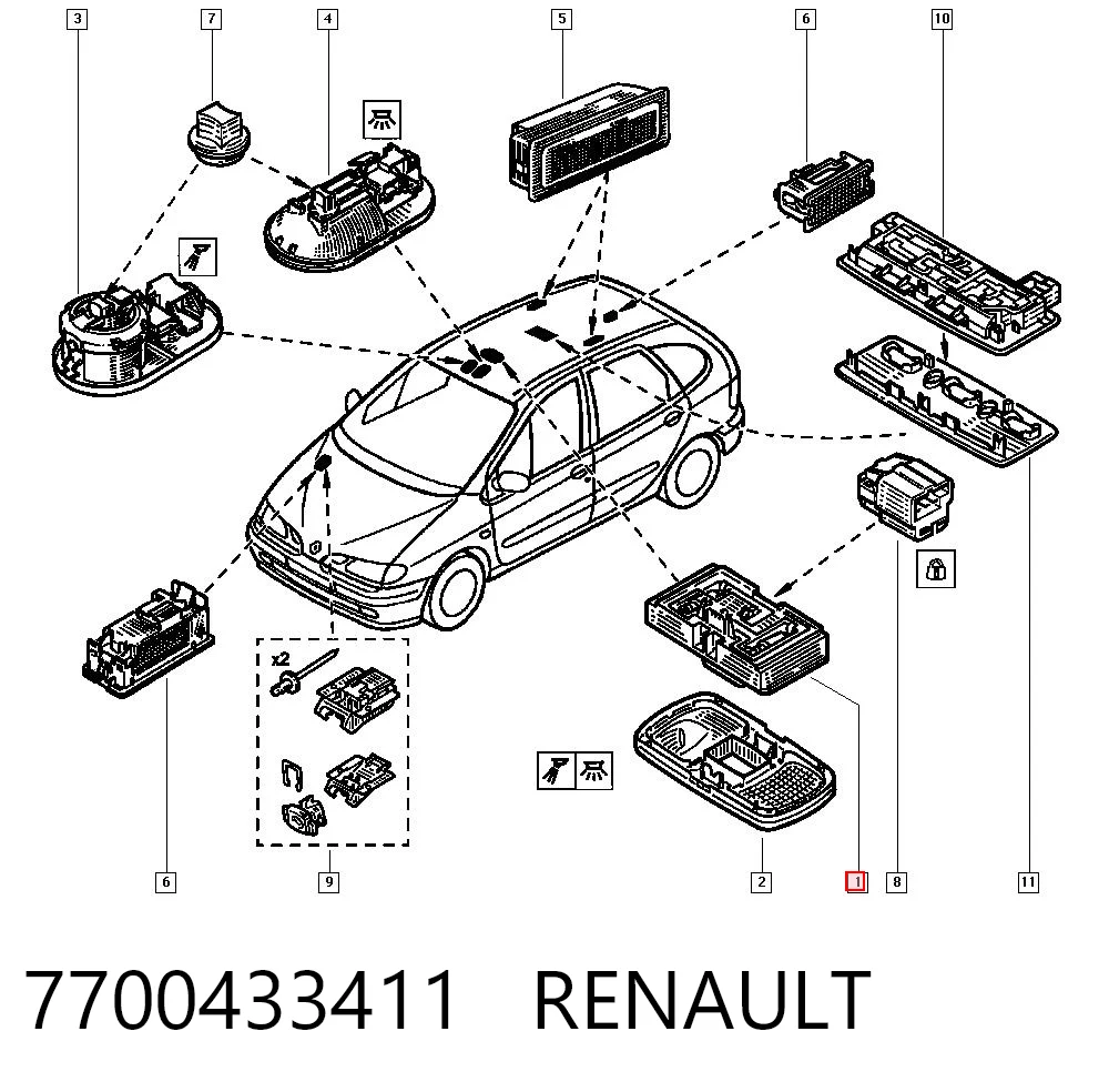 7700433411 Renault (RVI)