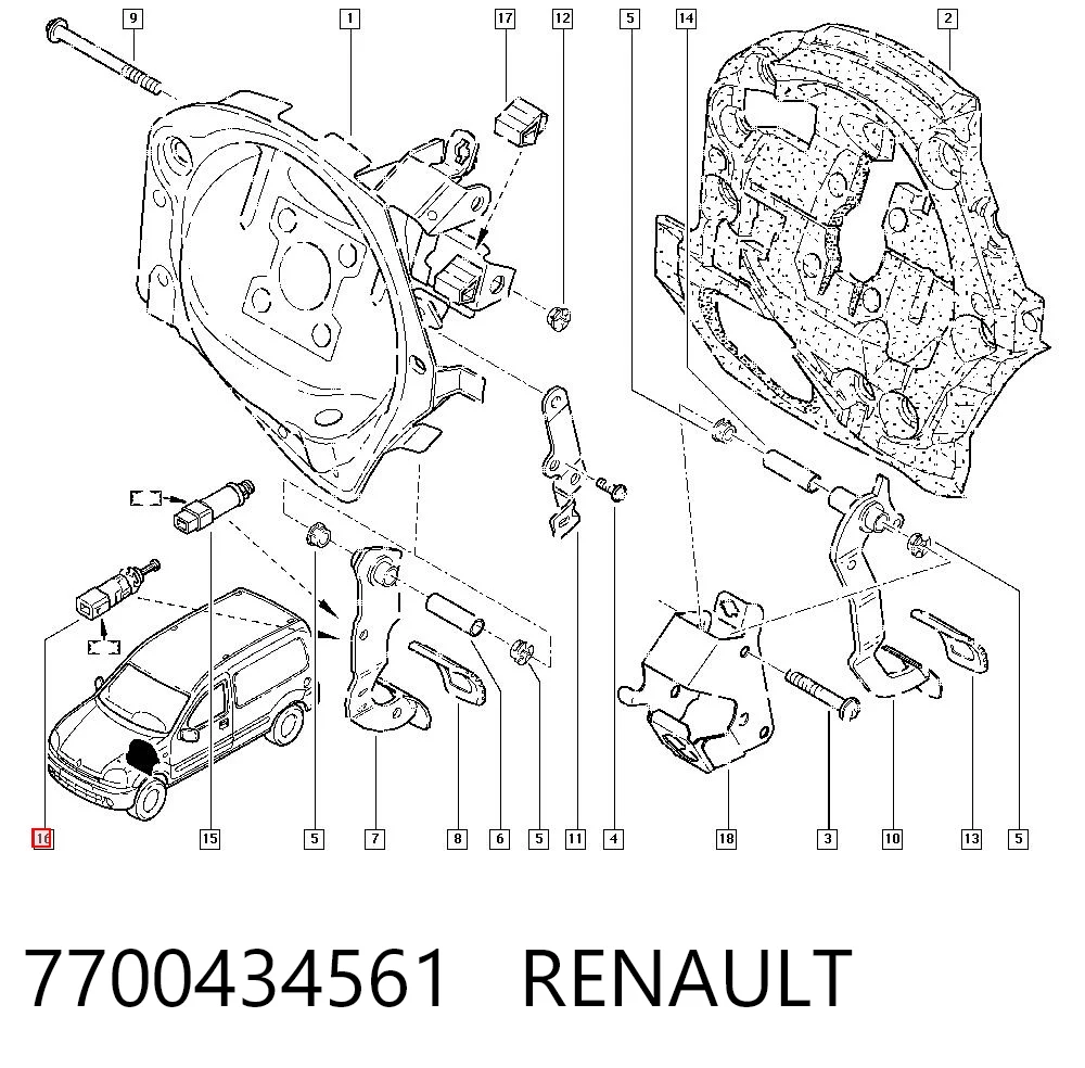 7700434561 Renault (RVI)