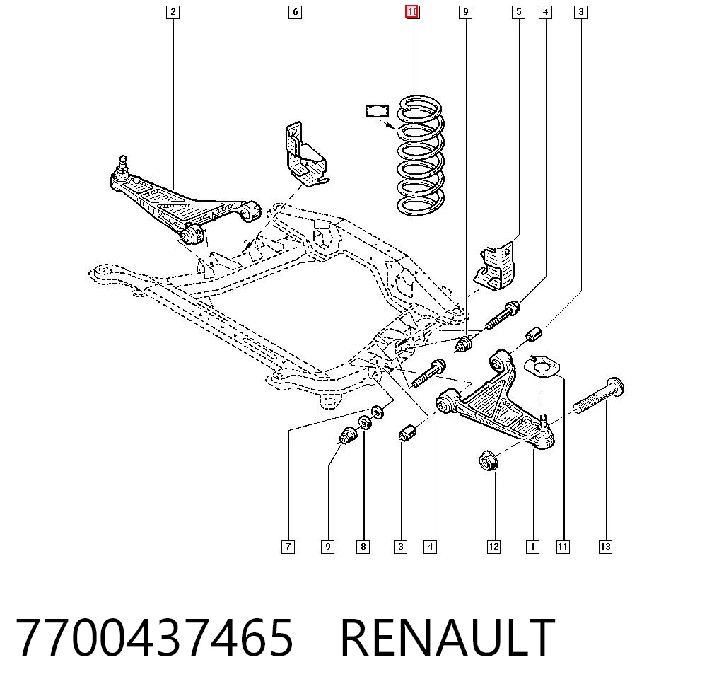 7700437465 Renault (RVI)