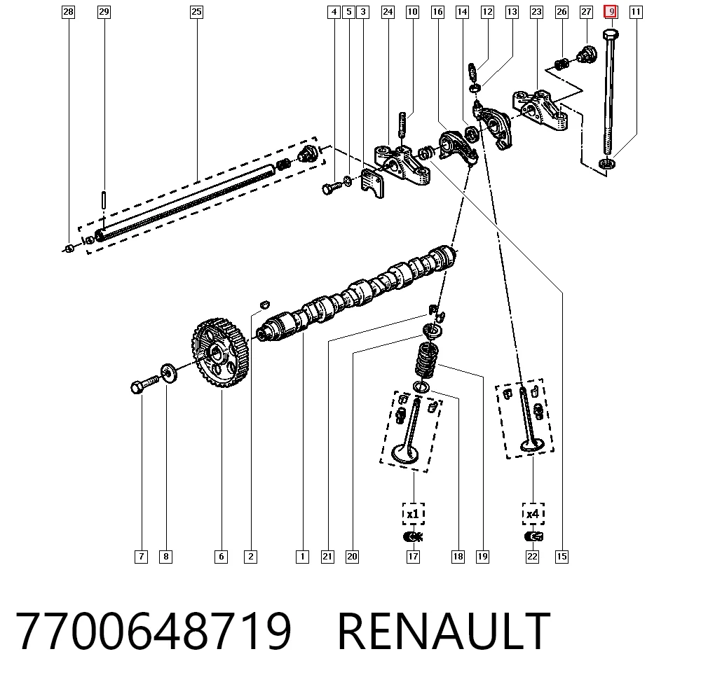 7700648719 Renault (RVI)