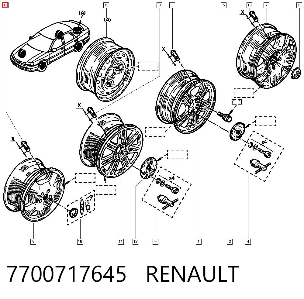 7700717645 Renault (RVI)