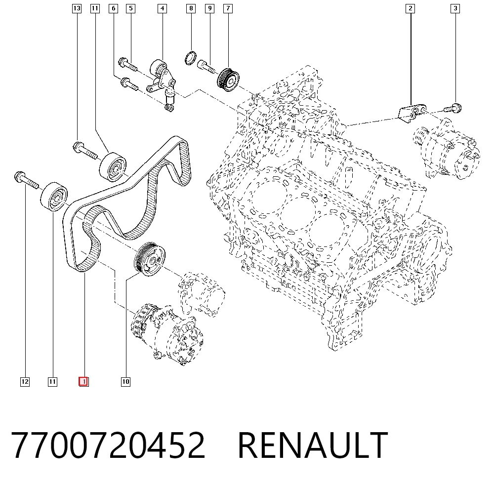 7700720452 Renault (RVI)