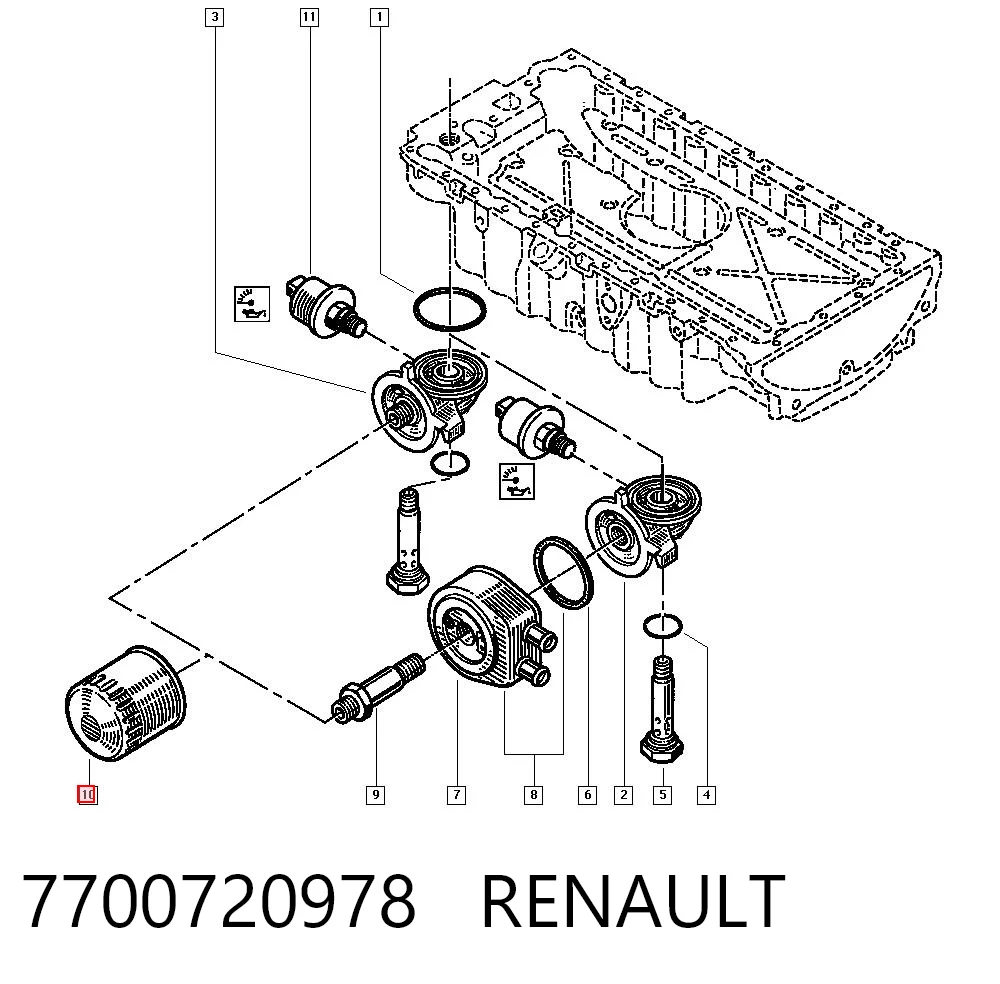 7700720978 Renault (RVI)