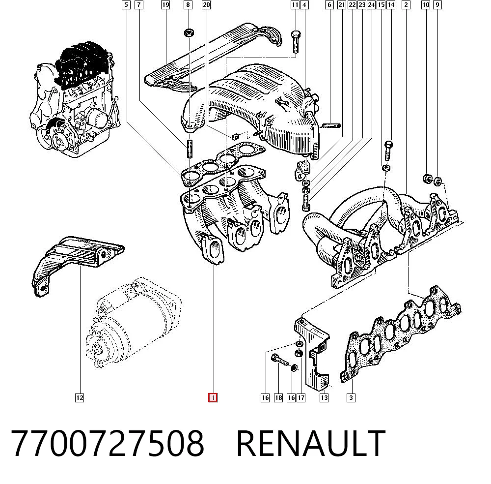 Fecho da porta dianteira esquerda para Renault Kangoo KC0, KC1