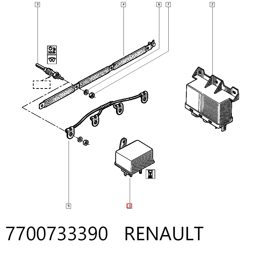 7700733390 Renault (RVI)