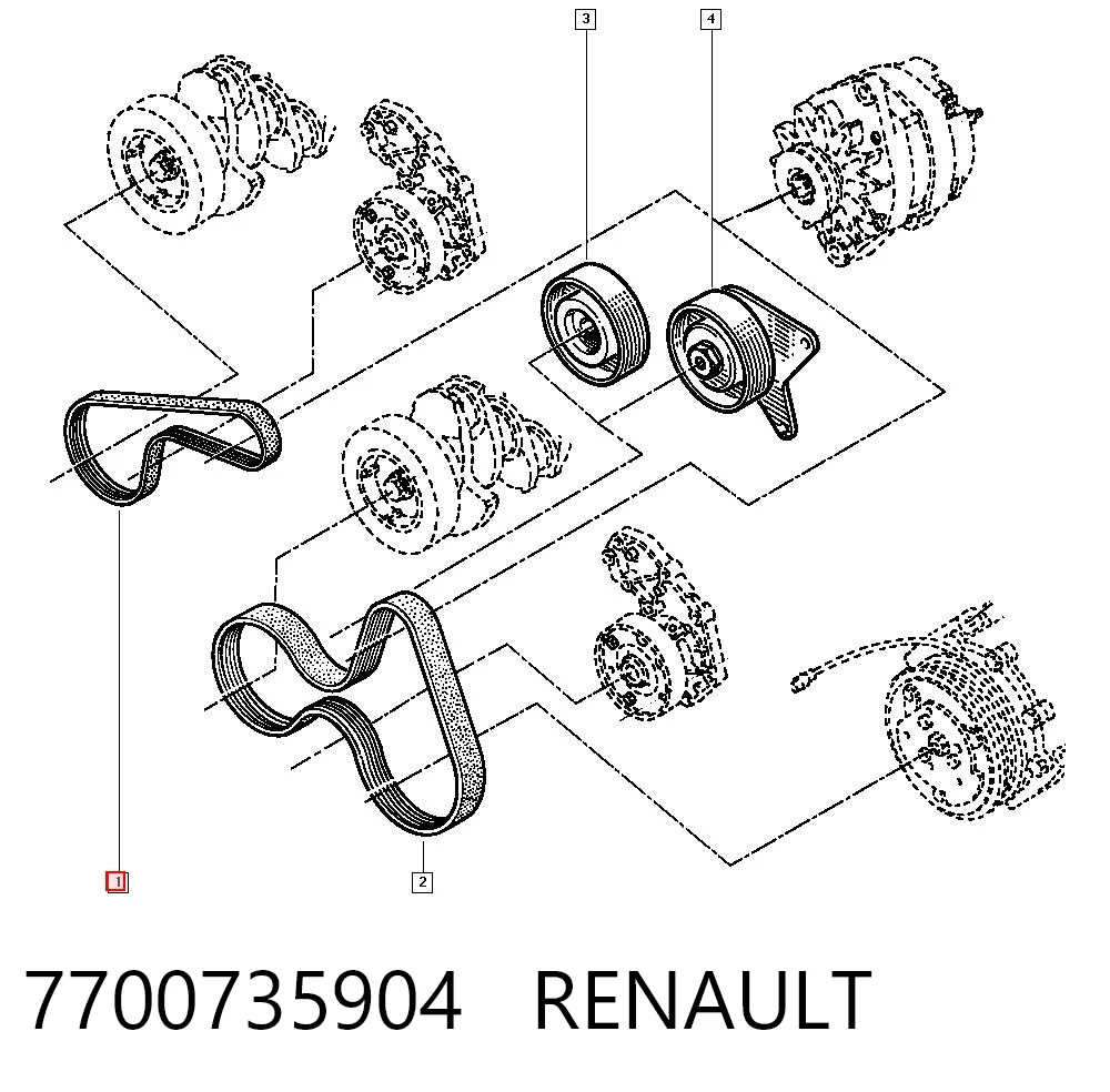 7700735904 Renault (RVI)