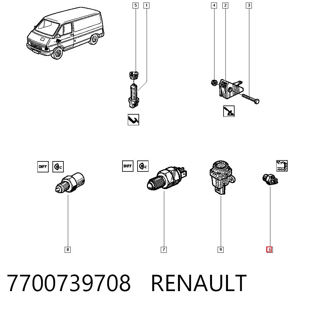 7700739708 Renault (RVI)