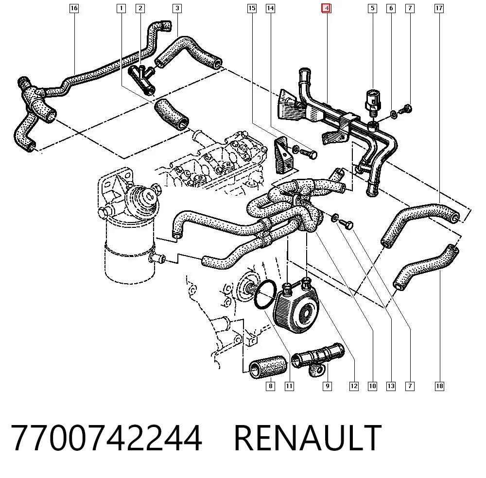 7700742244 Renault (RVI)