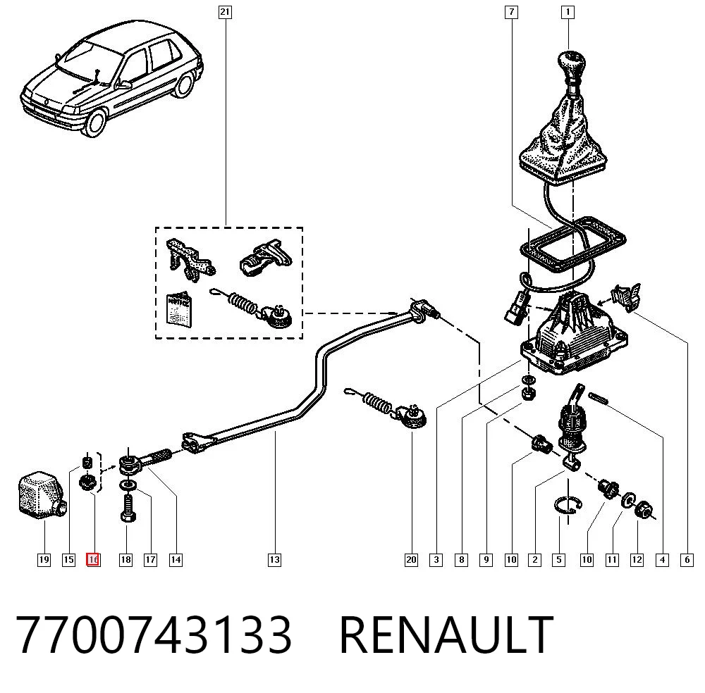 7700743133 Renault (RVI)