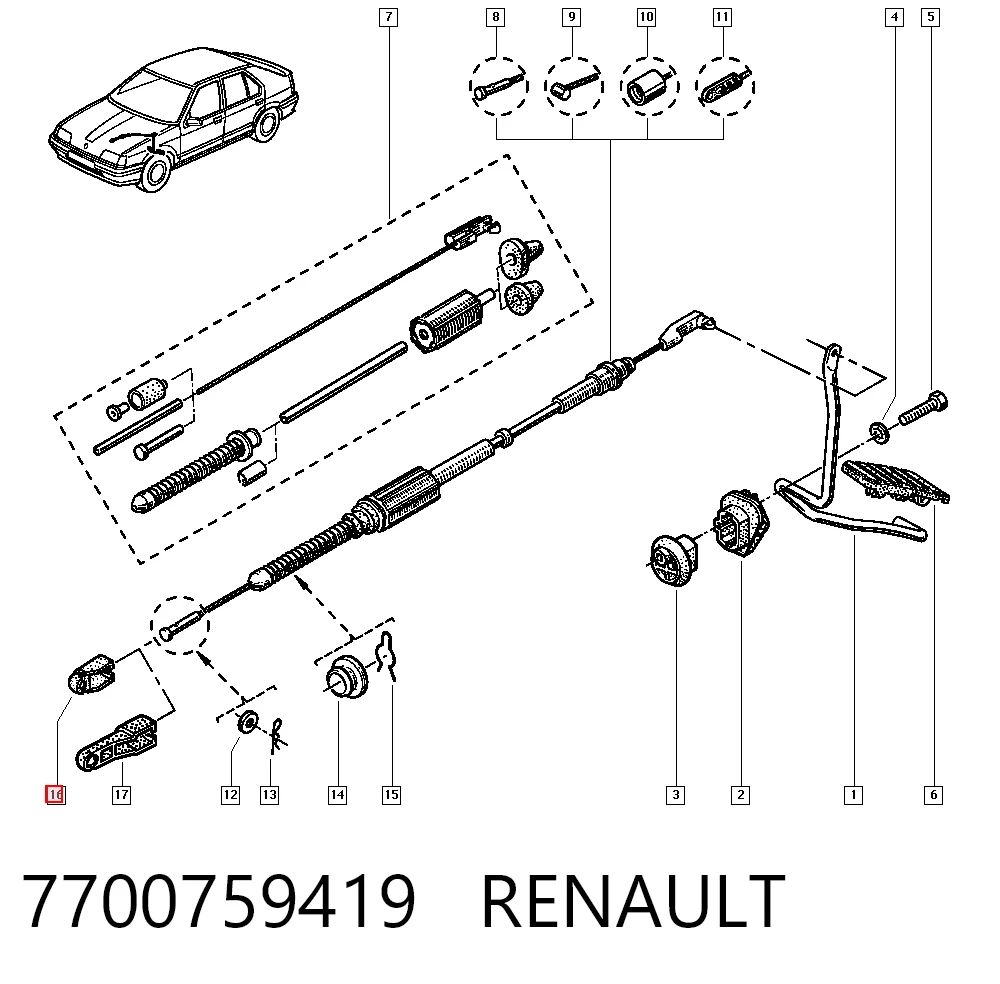 7700759419 Renault (RVI)