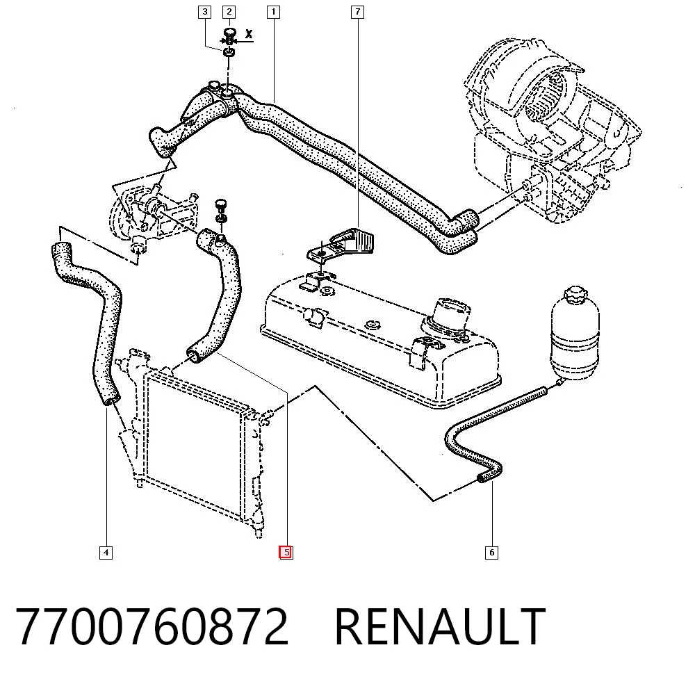 7700760872 Renault (RVI)