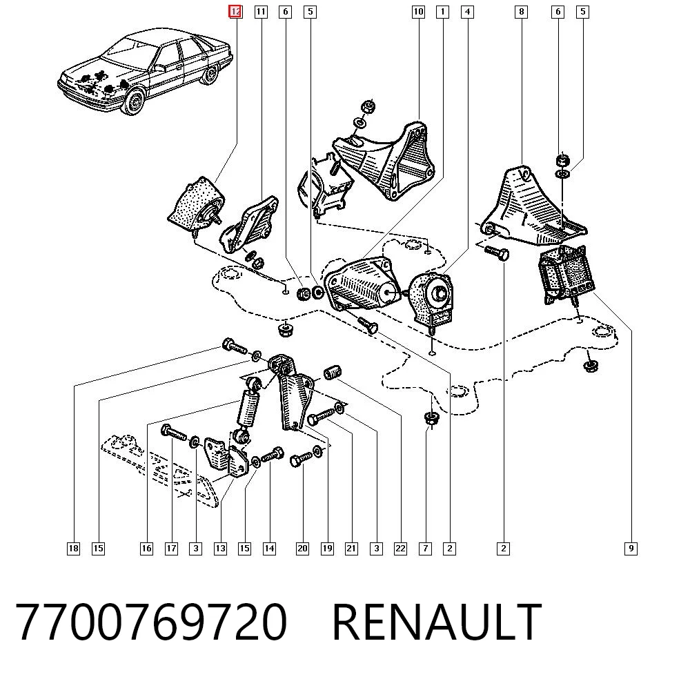 7700769720 Renault (RVI)