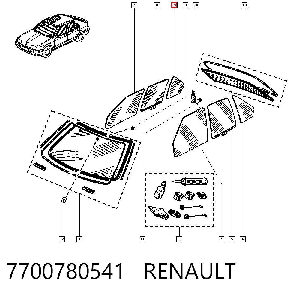 7700780541 Renault (RVI)