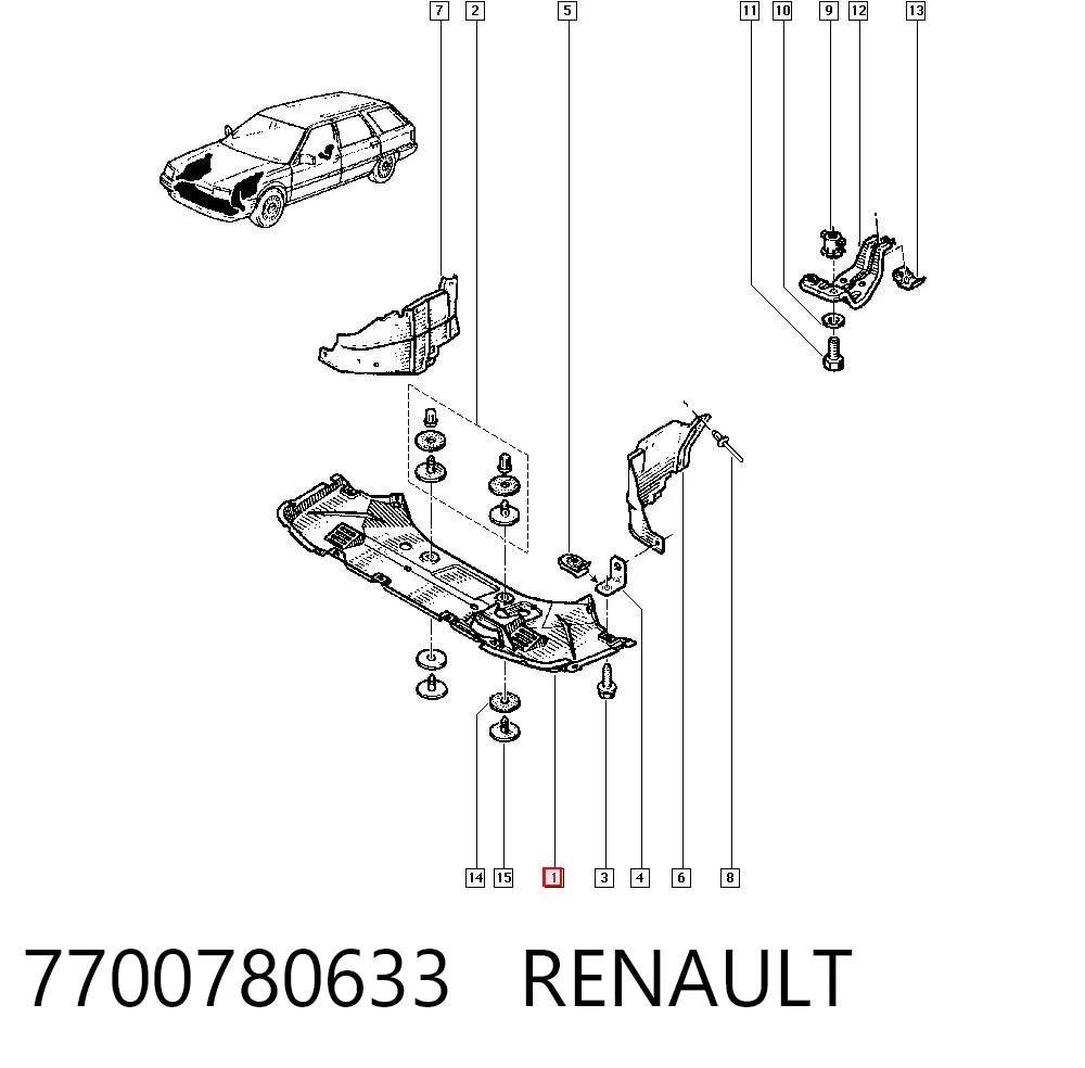 Pára-choque traseiro Renault 21  L48 ao melhor preço