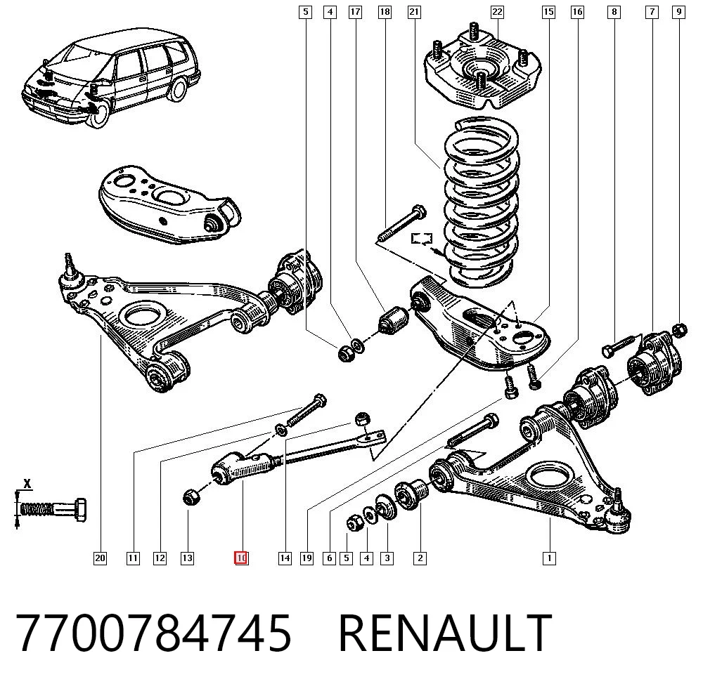7700784745 Renault (RVI)