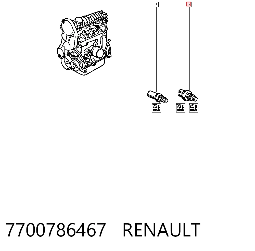7700786467 Renault (RVI)