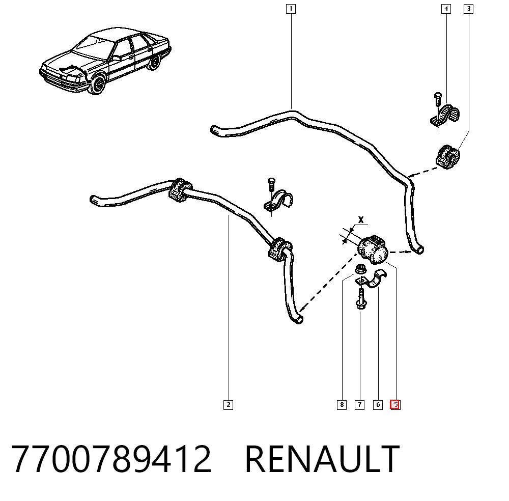 7700789412 Renault (RVI)