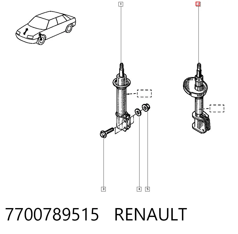 7700789515 Renault (RVI)