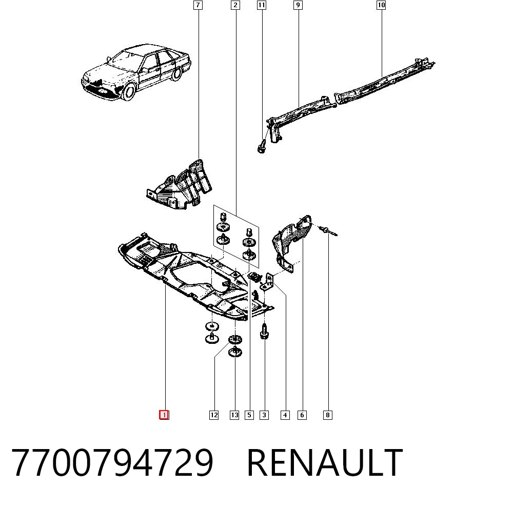 7700794729 Renault (RVI)