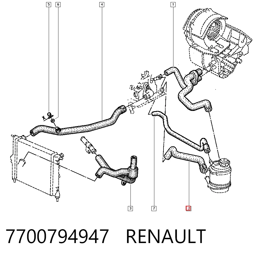 7700794947 Renault (RVI)