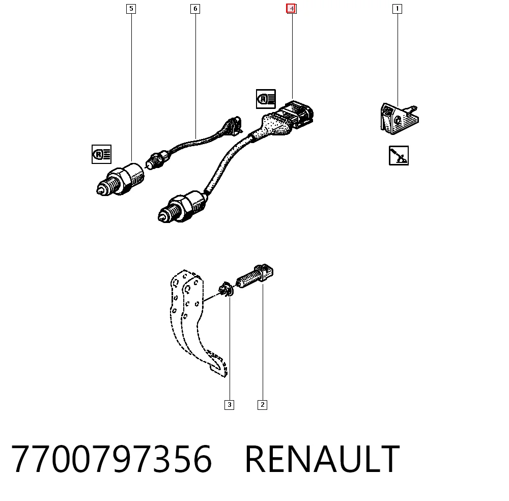 7700797356 Renault (RVI)