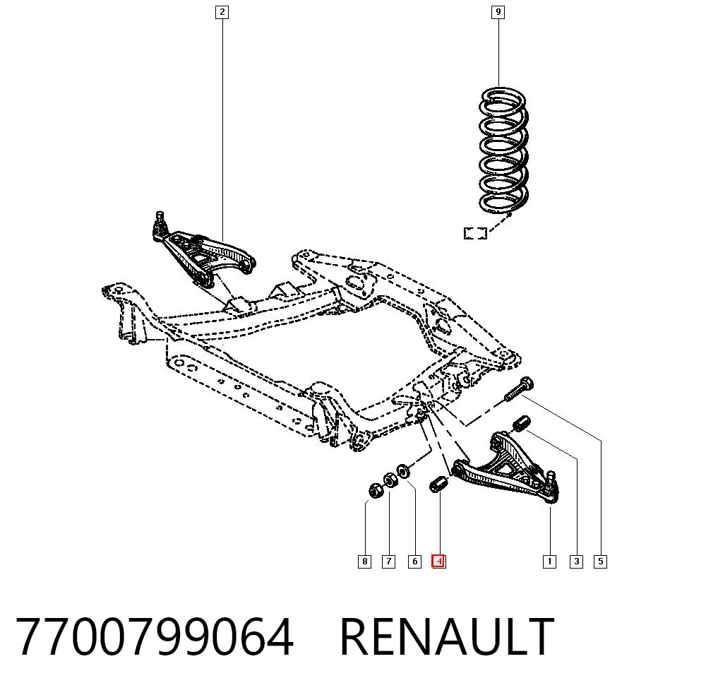 7700799064 Renault (RVI)