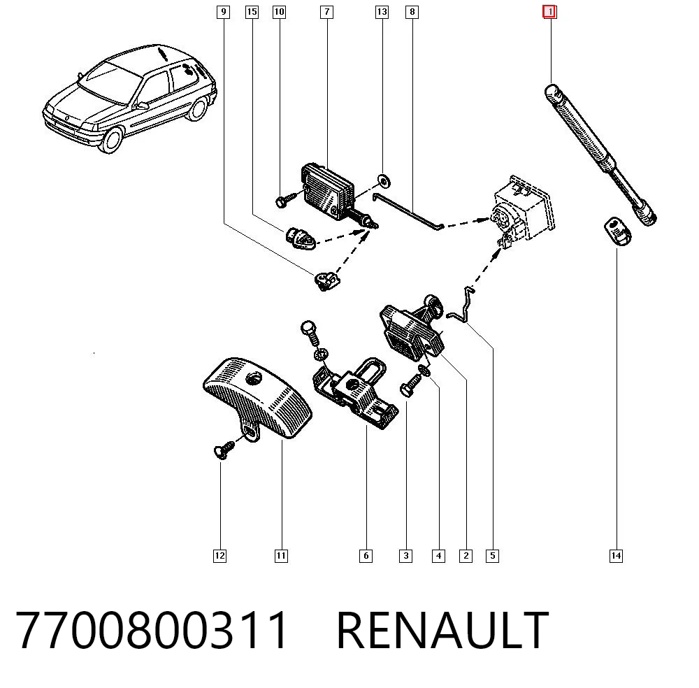 7700800311 Renault (RVI)
