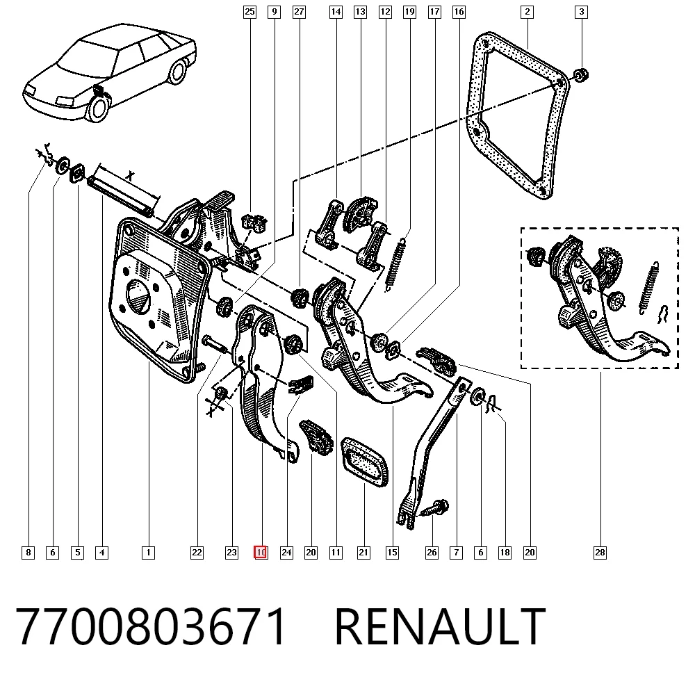 7700803671 Renault (RVI)