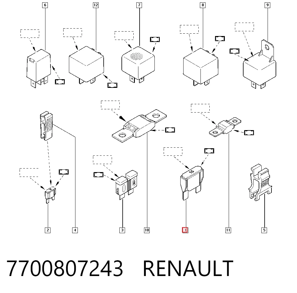 7700807243 Renault (RVI)
