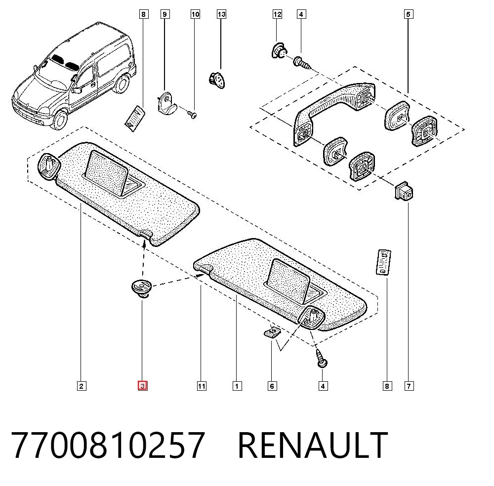 7700810257 Renault (RVI)