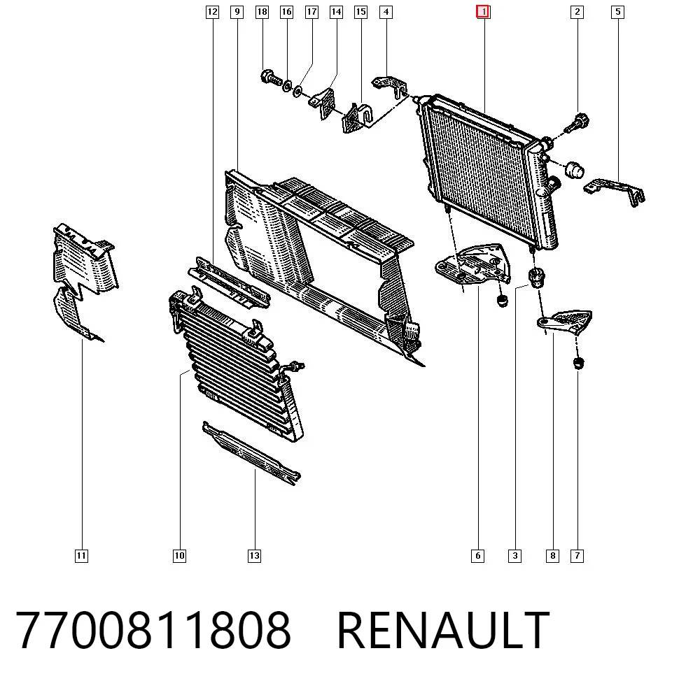 7700811808 Renault (RVI)