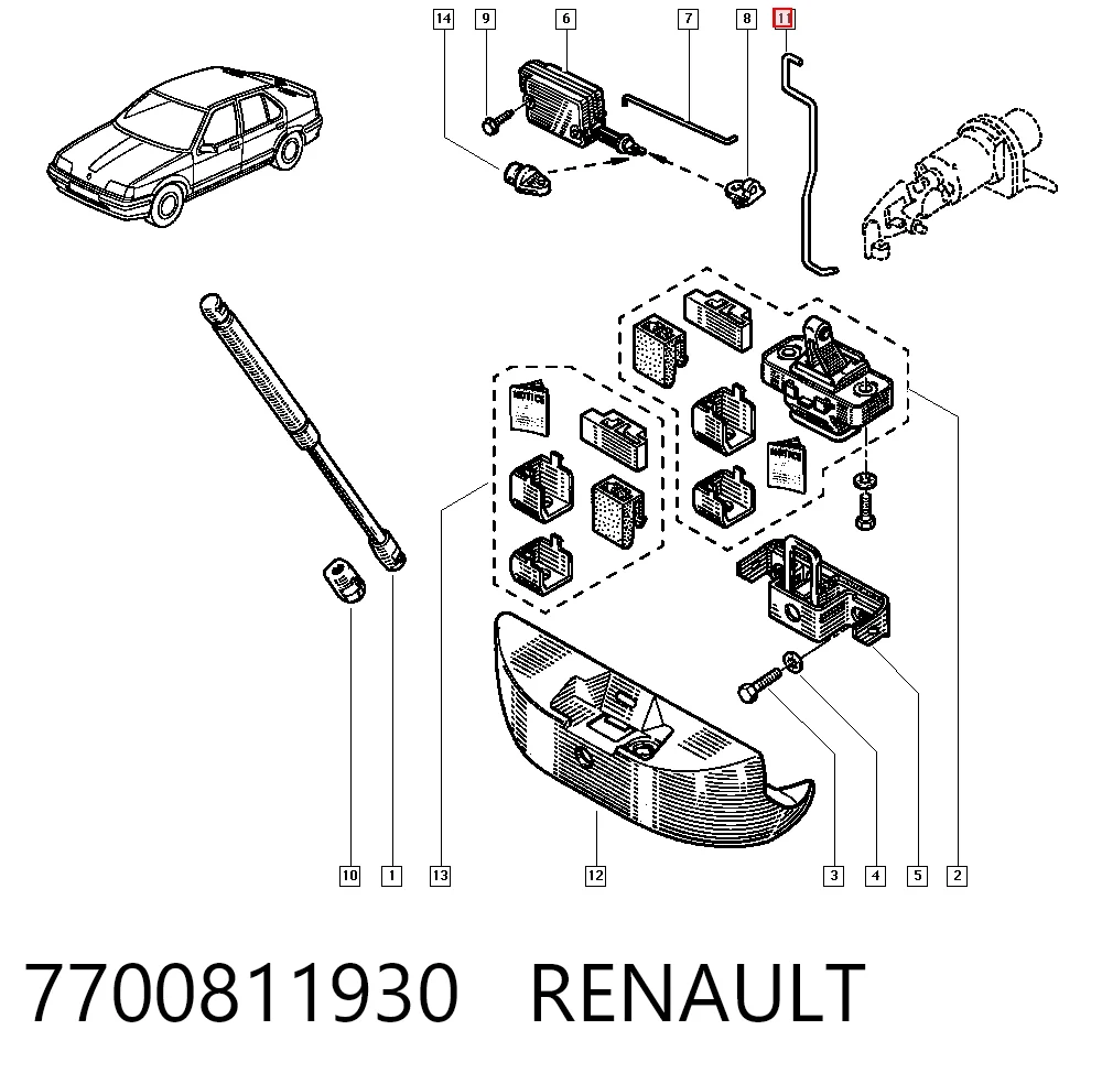 7700811930 Renault (RVI)