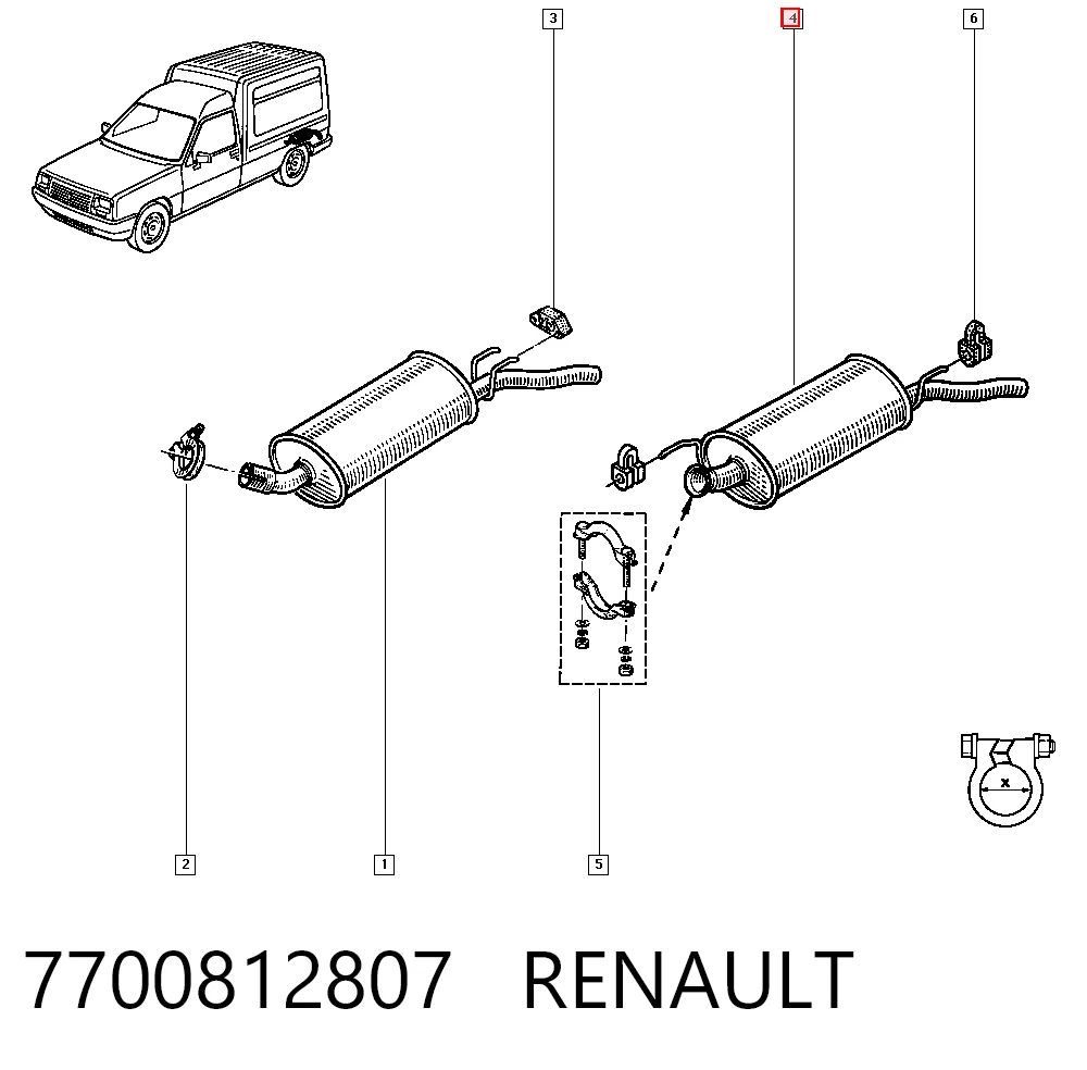 7700812807 Renault (RVI)