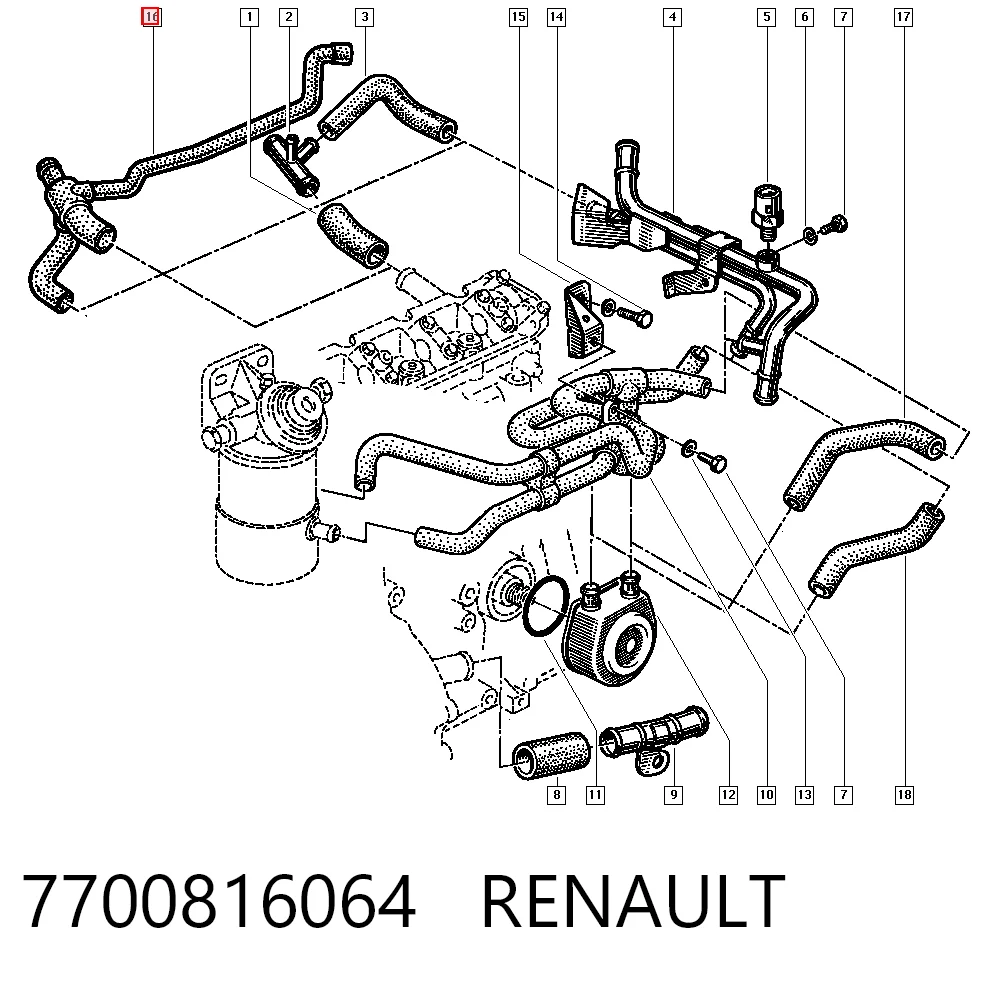 7700816064 Renault (RVI)