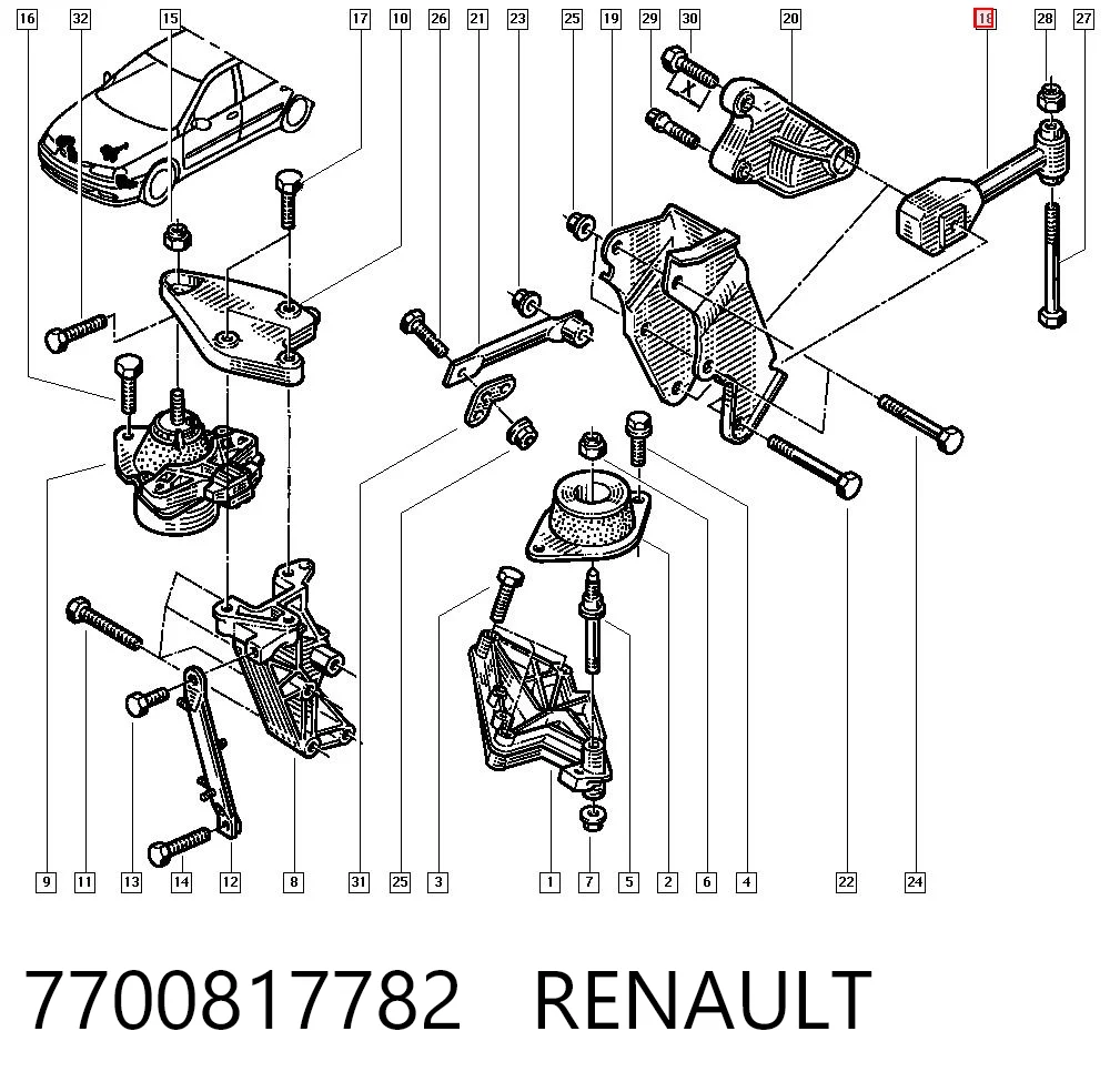 7700817782 Renault (RVI)