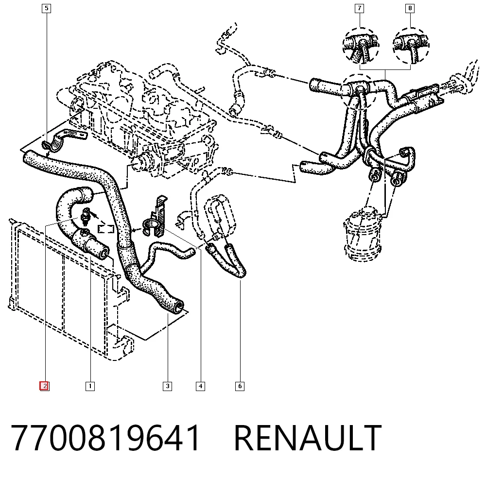7700819641 Renault (RVI)