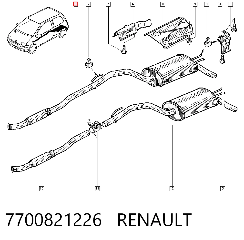 7700821226 Renault (RVI)