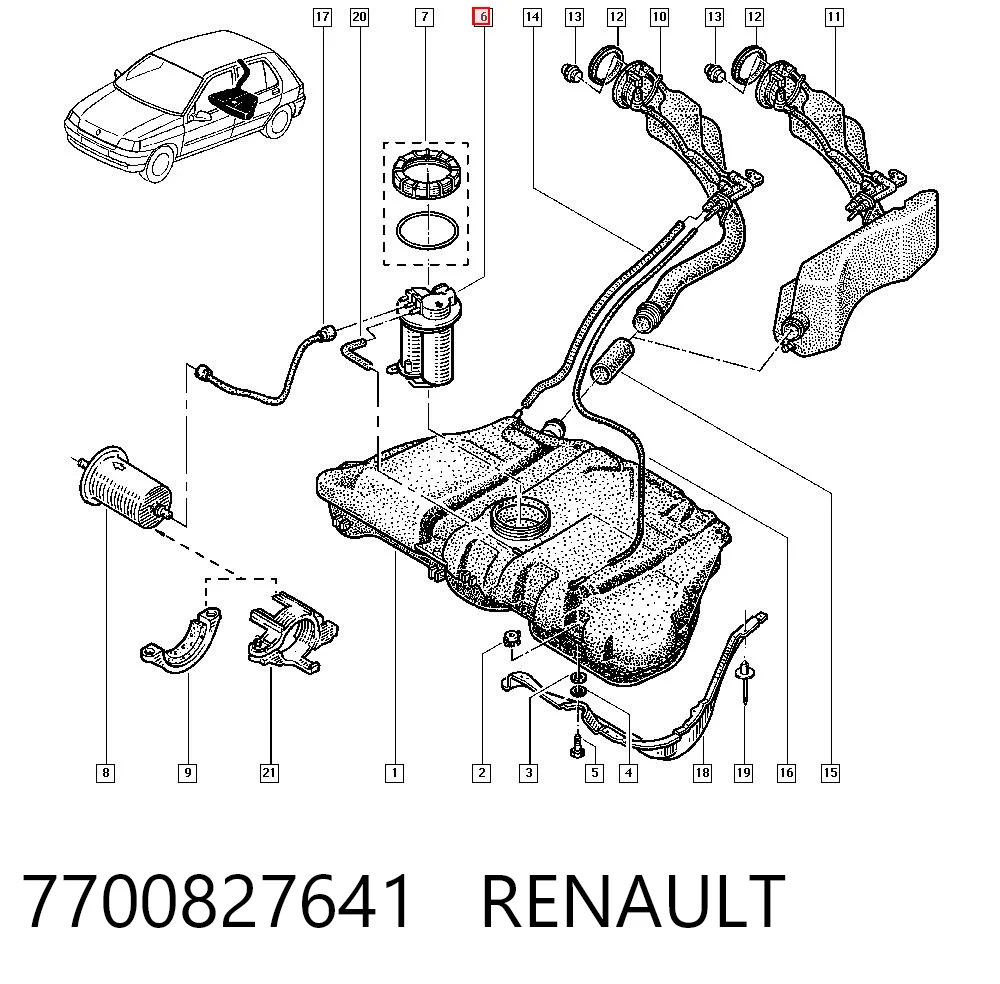 7700827641 Renault (RVI)