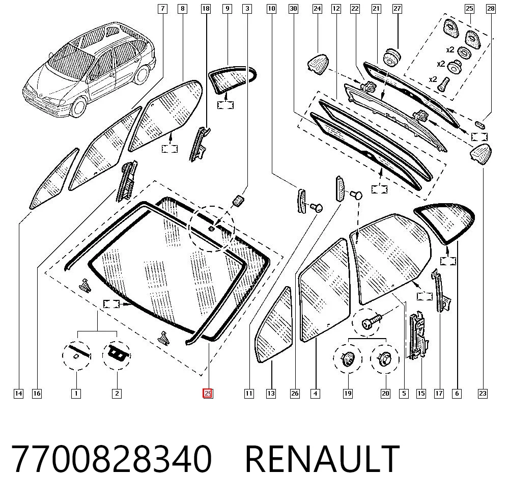 7700828340 Renault (RVI)