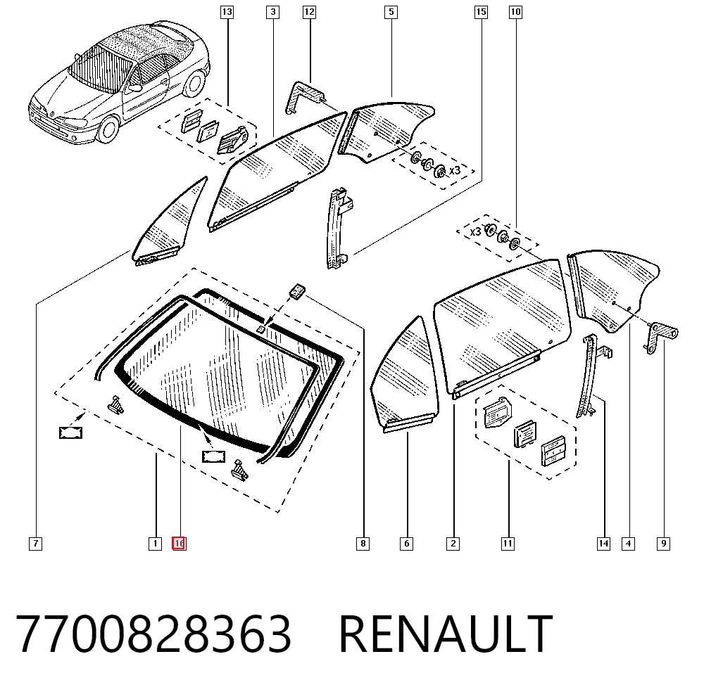 Comprar  Megane I DA0, DA1