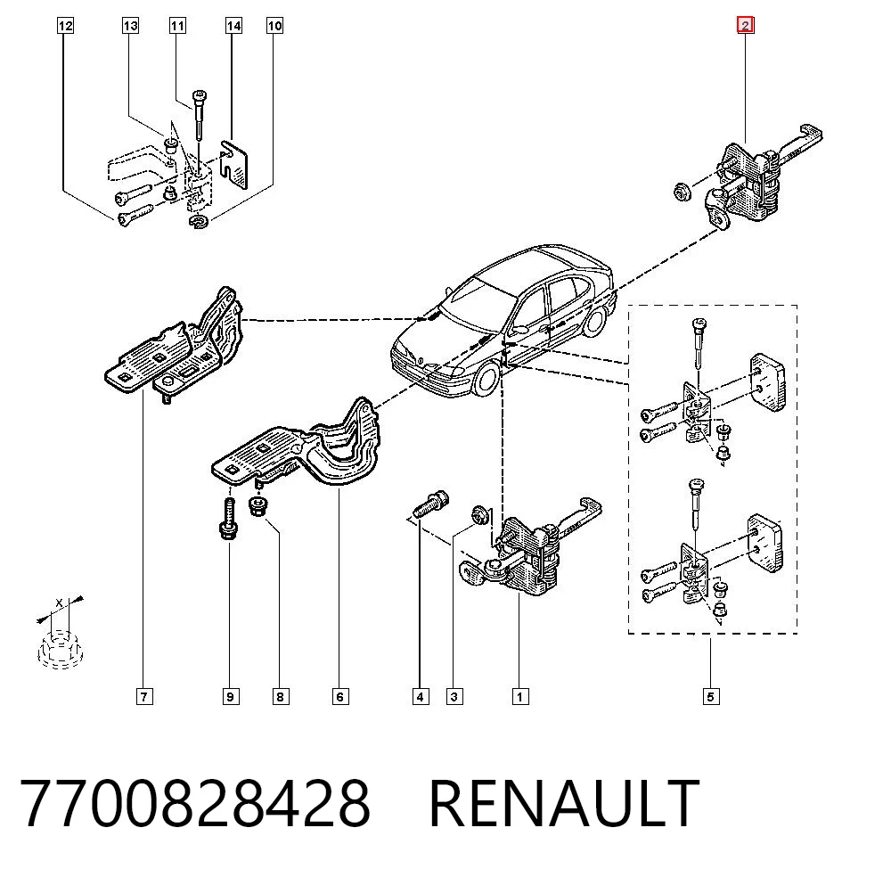 7700828428 Renault (RVI)
