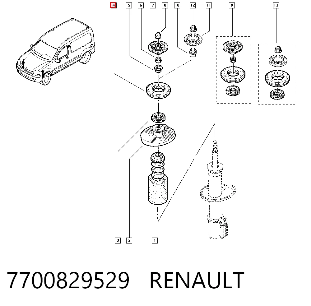 7700829529 Renault (RVI)
