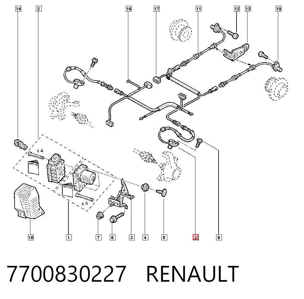 7700830227 Renault (RVI)