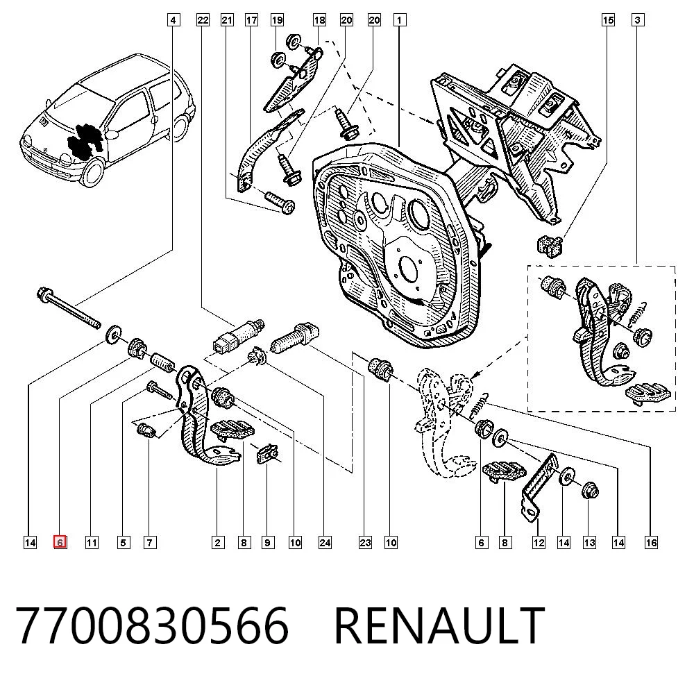 7700830566 Renault (RVI)